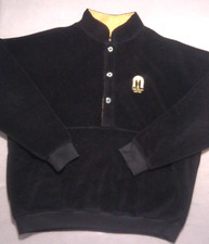 Straight Down Fleece Large 1/4 Button The Palms Las Vegas Pullover Made in USA