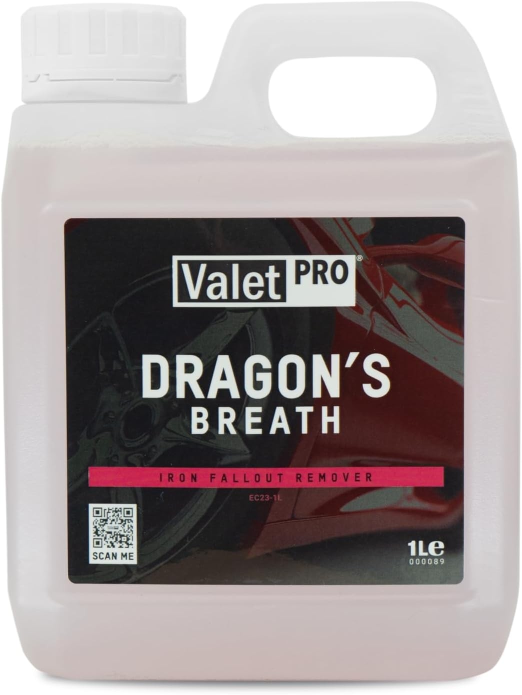ValetPRO Dragon's Breath Wheel Cleaner for All Wheel Types - Removes Iron Fallo