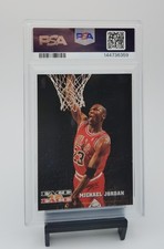1993 Hoops Face to Face Michael Jordan Harold Miner PSA 8 #FTF10 Chicago Bulls
