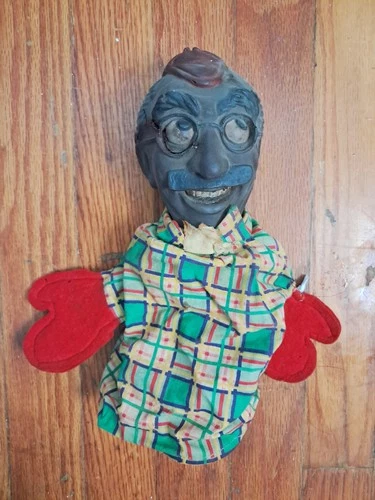 Vintage Rare Groucho Marx promotional hand puppet from 1949 movie Love Happy