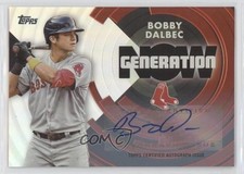 2022 Topps Series 2 Generation Now Red Auto 4/10 Bobby Dalbec #GN-37 Auto 0s2h