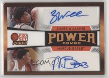 2021-22 Leaf Pro Set Power Combos Dual Ziaire Williams Marcus Bagley Auto 0o5t