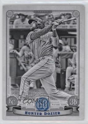 2019 Topps Gypsy Queen Black & White 23/50 Hunter Dozier #254 v9t