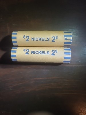1776-2026 P&D Jefferson Nickel Rolls Brilliant Uncirculated 1- Denver & 1-Philly