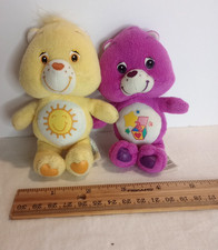 2005 Care Bears 4 1/2 Surprise Sunshine Bear Plush Stuffed Animal