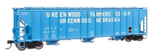 Walthers Proto 920-106191 55' Evans 4780 Hopper RTR Greenwood USLX 26336