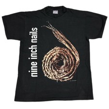 VTG NIN Nine Inch Nails Further Down The Spiral XL Single Stitch T-Shirt REPRINT