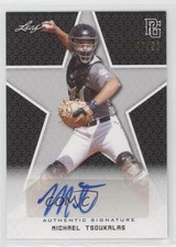 2020 Leaf Perfect Game National Showcase 47/50 Michael Tsoukalas Auto 0tw4