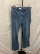 Pilcro and the Letterpress Flare Jeans Women  s 30 Medium Wash Anthropologie