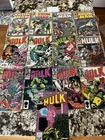 The Incredible Hulk Comic Books Marvel Vintage Lot Iron Man 1990s Armor Wars II