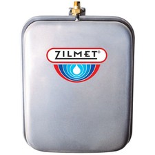Zilmet 4.8 gal flat rectangular hydronic tank with 1/2" NPT connection
