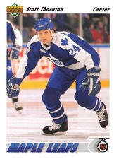 Scott Thornton 1991-92 Upper Deck #353 Toronto Maple Leafs