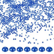 5000 Pcs 4mm Dark Blue Half Round Pearls Beads for Crafting