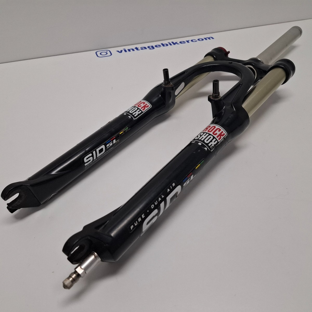 2002 RockShox SID SL Dual Air - Black - VINTAGE MTB | eBay
