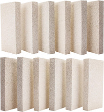 12 Insulating Fire Bricks 9"x4.5"x1.25" for Ovens, Kilns, Forges, Rated 2300F