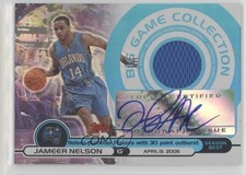 2005-06 Topps Big Game Collection Relics 104/199 Jameer Nelson #BGA-JN Auto 0o9