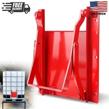 Sliding Grain Gate, 9 inch x 9 inch Red Manual Grain Bed Truck Slide Gate