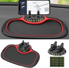 Multifunction Car Anti-Slip Mat with Auto Phone Holder and Extra Large Pad for P