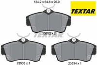 Textar 2353202 Bremsbelagsatz FüR Scheibenbremse Bremsbelagsatz FüR Chrysler
