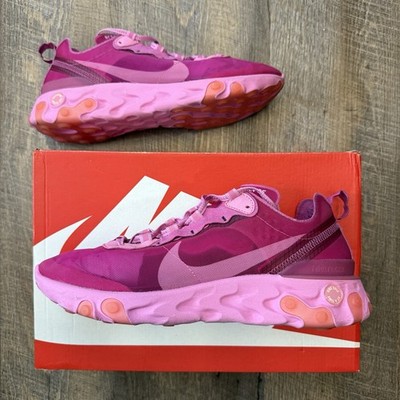 Nike React Element 87 X Sneakerroom Breast Cancer Awareness Size 10.5 CQ4337-600