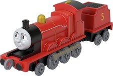 Thomas  Friends by Fisher-Price, Large Push-Along Die-Cast James Engine ...