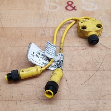 Allen Bradley 879D-M3AERF5-0F5 Y-Cable, 3 Pin, Series A - USED