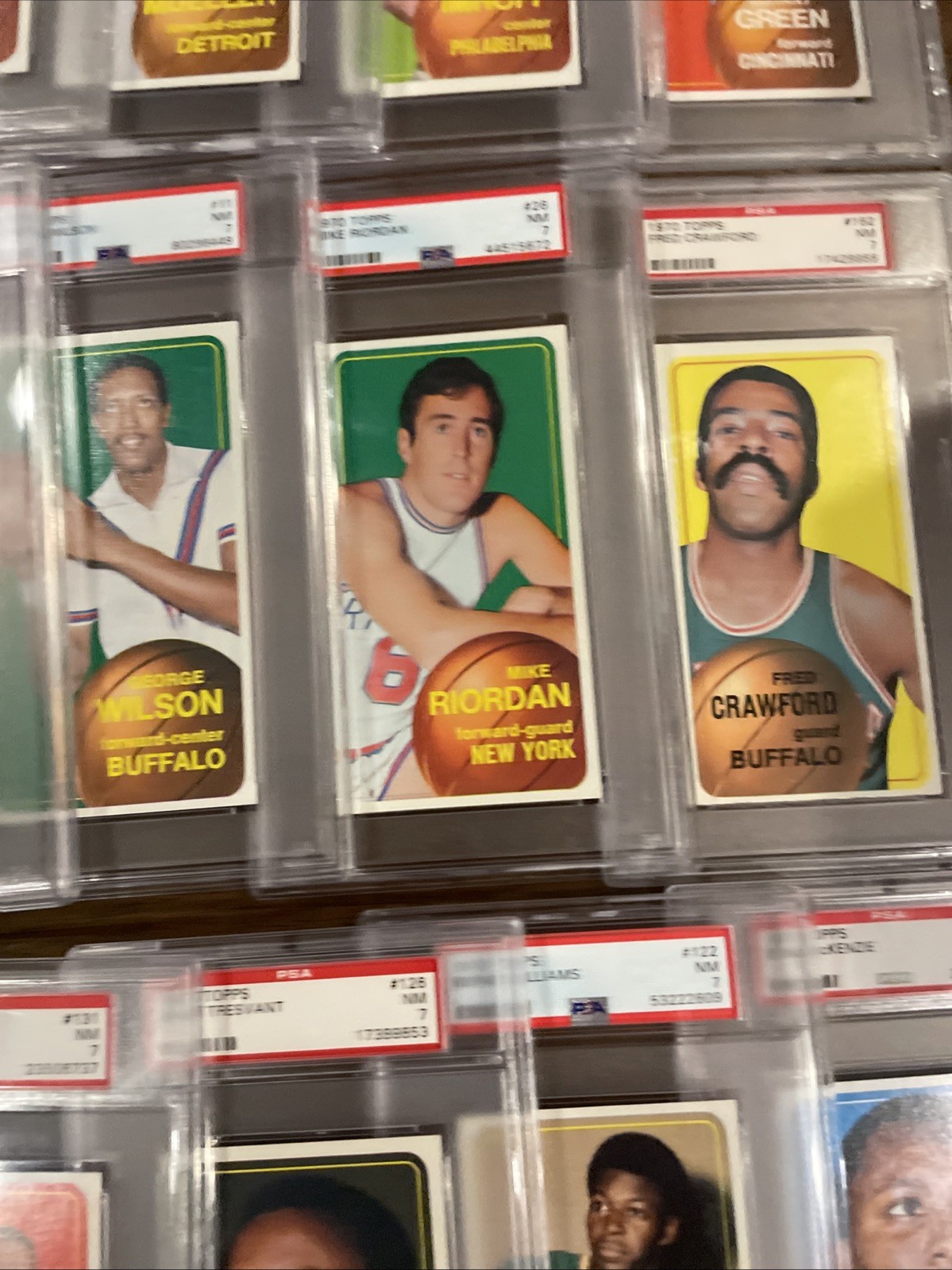 Vintage 1970 Topps Basketball ABA & NBA  Lot 18 Tall Boys - PSA  7 - West Knicks view 5