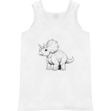 'Baby Triceratops' Adult Vest / Tank Top AV057548