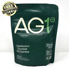 AG1 Greens Powder Refill Pouch 12.7oz/360g 30-day NSF Vegan Keto Athletic Greens