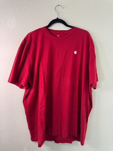 Apple Store Employee Short Sleeve T-Shirt Unisex 2XL XXL Red XMas Preowned