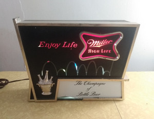 Miller Bouncing Ball Sign | eBay