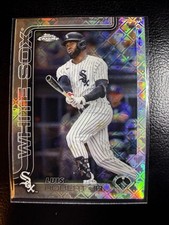 Luis Robert Jr. 2025 Topps Chrome Logofractor Baseball #177 Chicago White Sox
