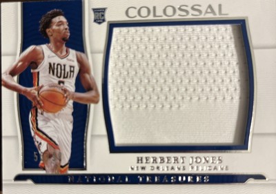 2021-22 National Treasures Herbert Jones RC Rookie-COLOSSAL MATERIAL RELIC 20/99