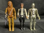 Star Wars 1977 Lot Han Solo Chewbacca C-3PO Vintage Kenner First 12 Figures