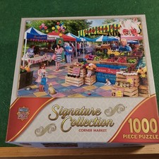 New Sealed MasterPieces Signature Collection "Corner Market" 1000 Pc Puzzle