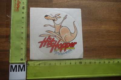 Alter Aufkleber Comic Spruch Känguruh HIT HOPPER