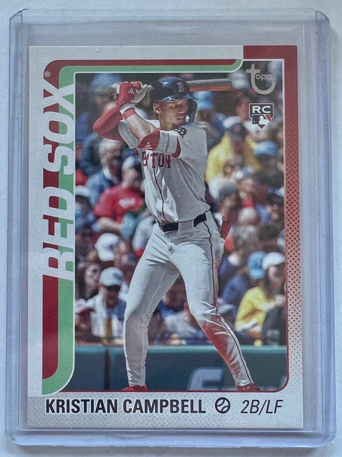 2025 Topps Update Series - Kristian Campbell #US1 Vintage Stock 56/99 (RC)
