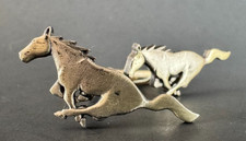 Vtg Ford Mustang Sterling Silver 925 Pony Running Horse Pair Of Mens Cufflinks Vtg Ford Mustang Sterling Silver 925 Pony Running Horse Pair Of Mens Cufflinks