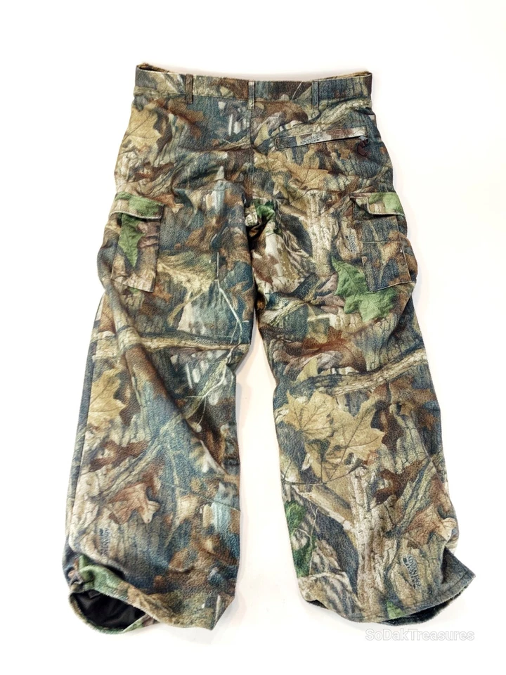 Cabelas Mens 38 Insulated Cargo Pants Dry Plus Advantage Timber Camo Waterproof - Image 2 of 3