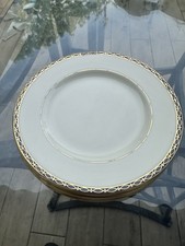 Set of 4 Minton St James Bone China Side Plates 7? Blue & Gold Made in England
