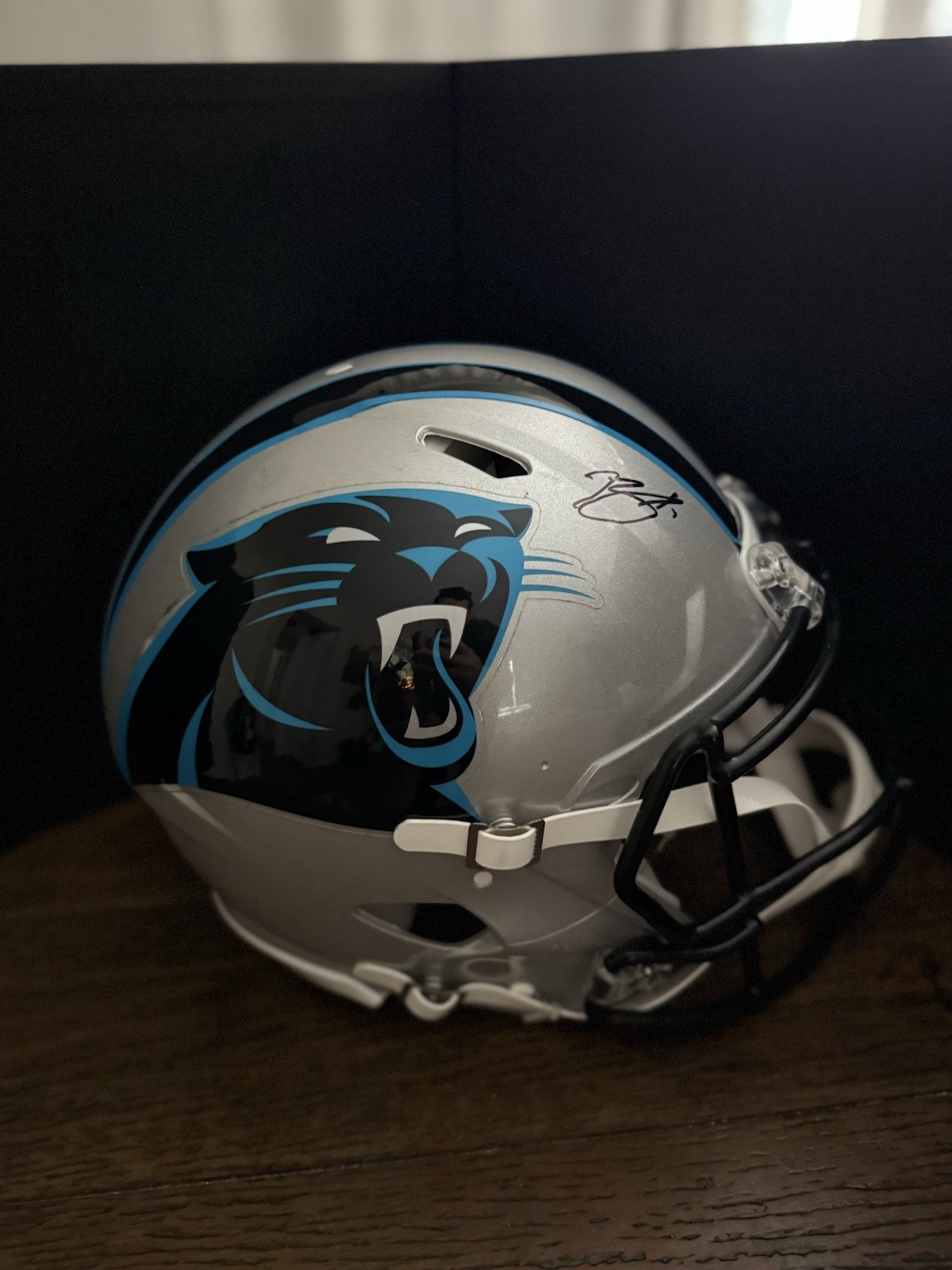 Bryce Young Autographed Signed Carolina Panthers Riddell Speed Authentic Helmet 