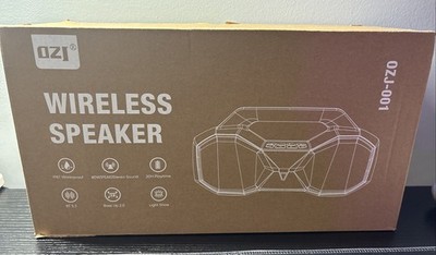 OZJ Wireless Bluetooth Speaker 80W (Peak) Loud with Bass-Black