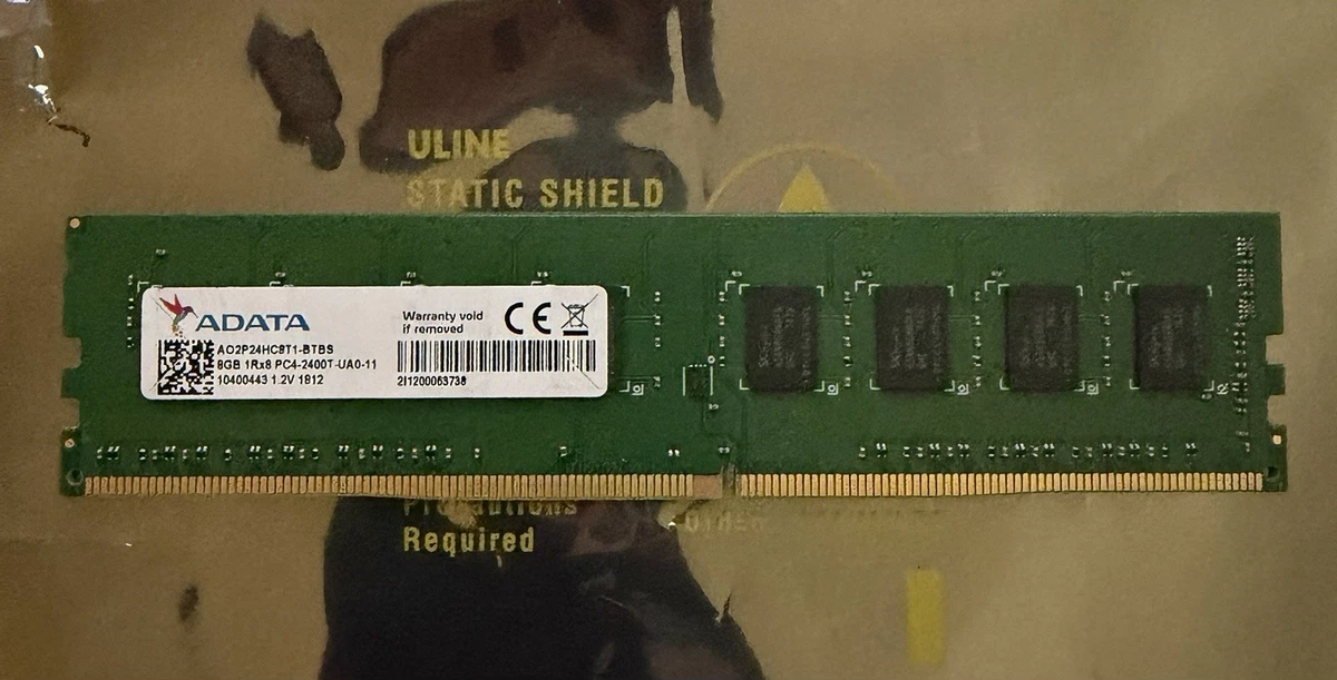 ADATA PC4-19200 (DDR4-2400) Bus Speed Computer RAM 8 GB Total
