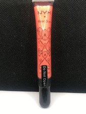 Brillo de labios tubo transparente NYX en STG12 naranja sellado ~ ¡NUEVO! 1ª