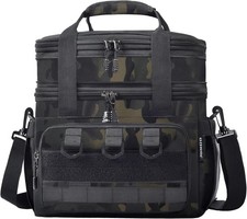Tactical Lunch Box for Men Women-Insulated Leakproof Lunch Bag with Adjustable S