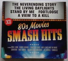 80s Movies  Smash Hits : CD 3 Disc Set in Digi Pak.