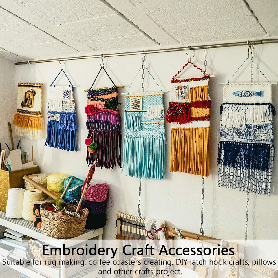 Carpet Rug Hooking Mesh Tools Woven Fabric DIY Making Versatile eBay