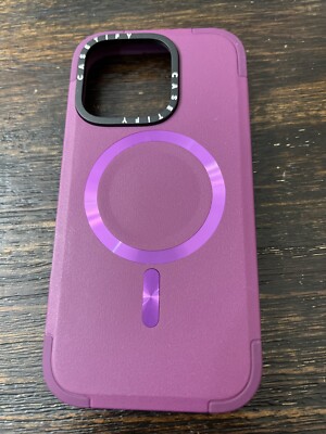 CASETiFY Force Case w/Magsafe for iPhone 16 PRO 6.3'' Mulberry PREOWNED!