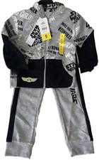 Star Wars The Mandalorian Grogu The Child Hooded Sweat Suit Tee Youth size 5