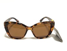 NEW Foster Grant SUNGLASSES POLARIZED Clear Tortoise Brown Tan Lens Oversized